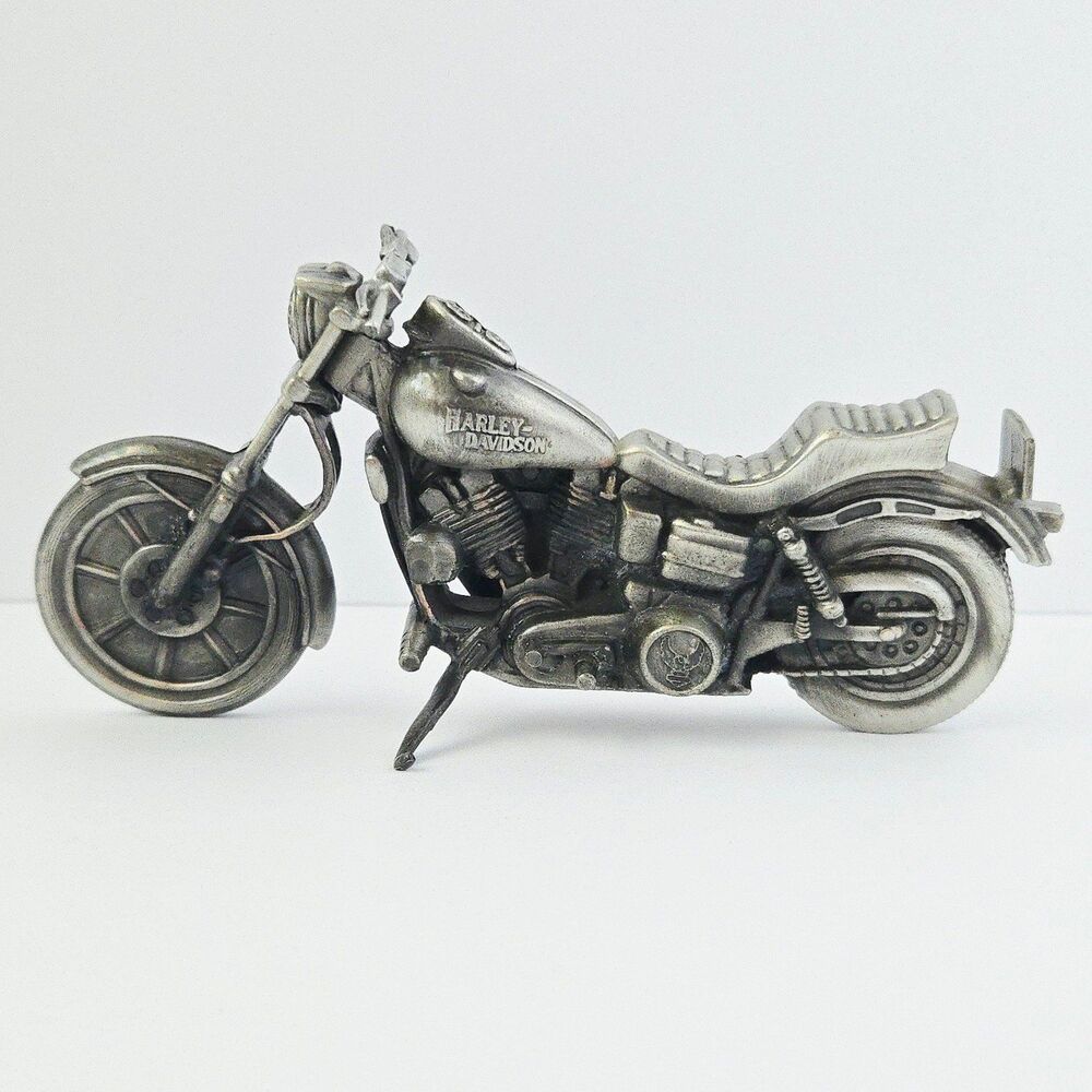 Harley Davidson Motorcycles 1977 FXS 1200 Low Rider Pewter Replica Figurine